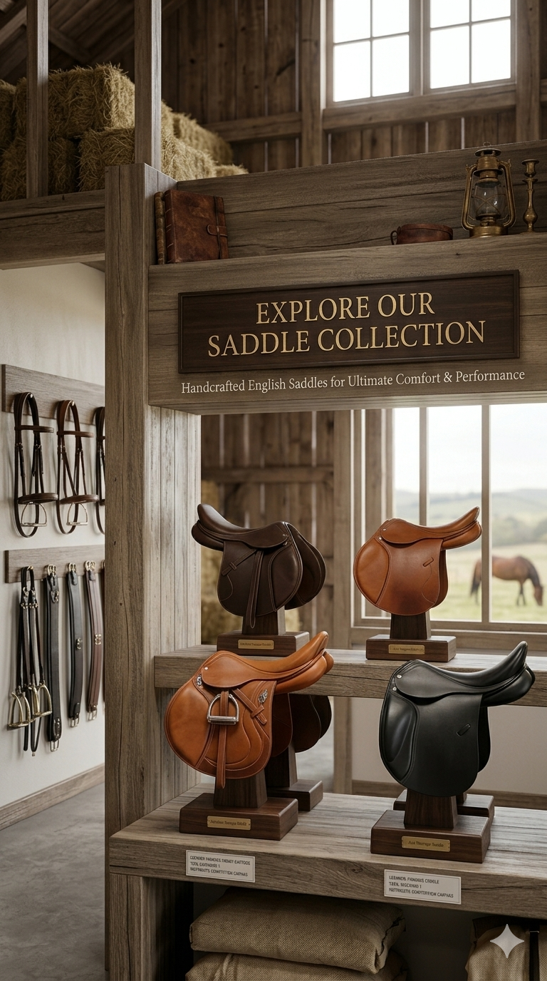 Our Saddle Collection section